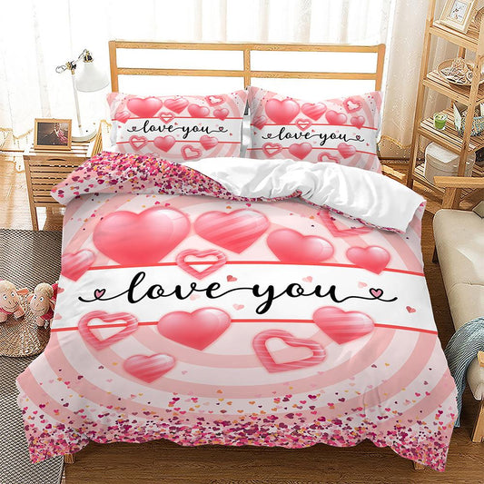 valentine's day comforter set